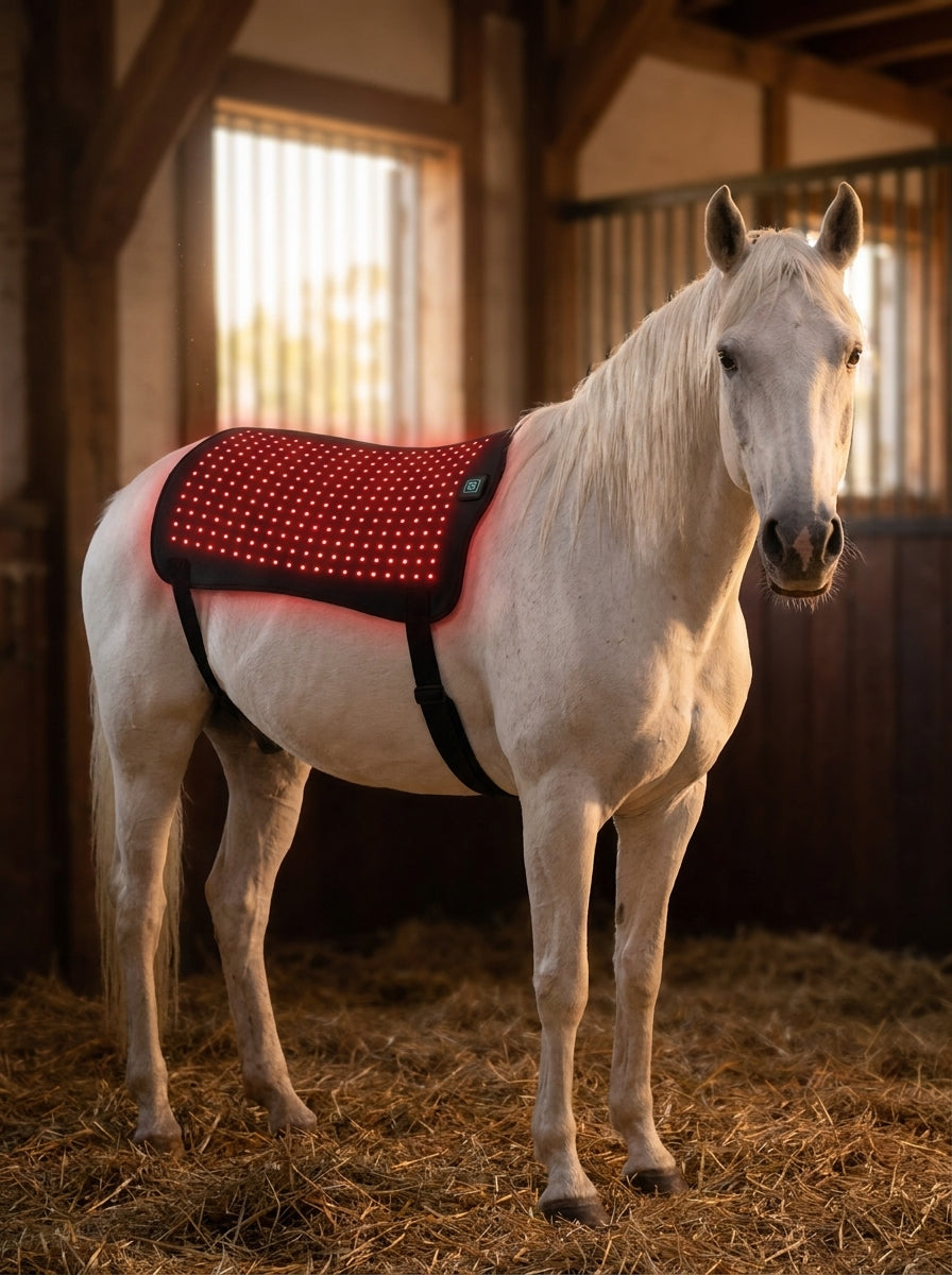 Manewise Equine Red Light Pad - 660nm + 850nm, Cordless Rechargeable